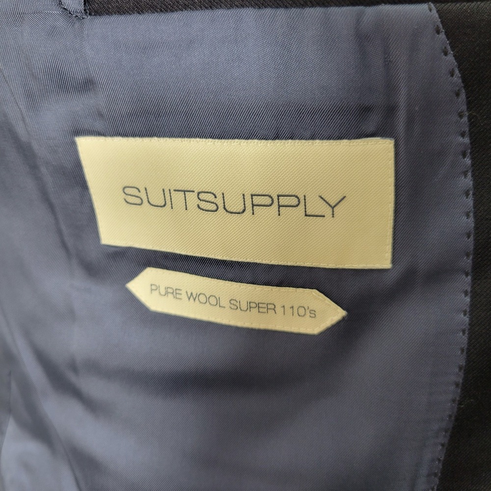 Suitsupply Lazio Int Men's Sport Coat Blazer Surgeon Cuff Deep Navy Vitale 44S - Picture 15 of 16